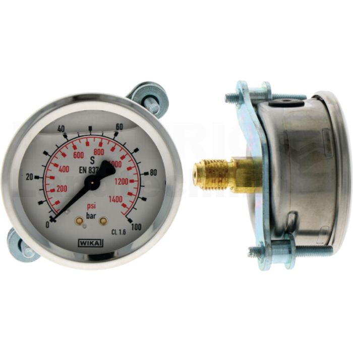 Manometer 100 bar Ø63 mm - 1/4"
