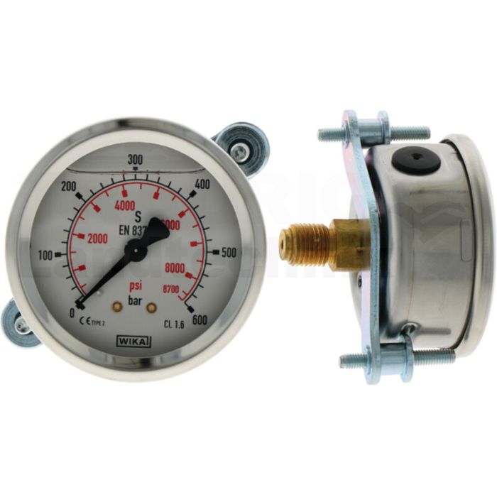 Manometer 600 bar Ø63mm - 1/4"