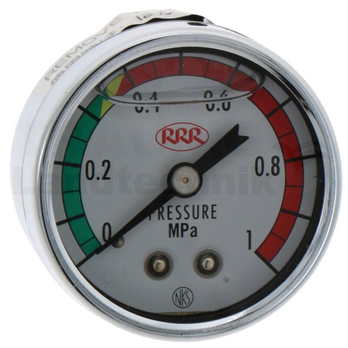 Manometer 0/10 bar 1/8 BSPT TRN Ø 40 mm Manometer 0/10 bar 1/8 BSPT TRN Ø 40 mm