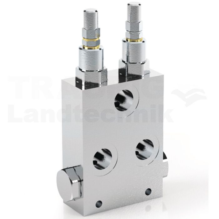 Doppel Druckbegr.ventil VAU-AC 1/2" BSP 