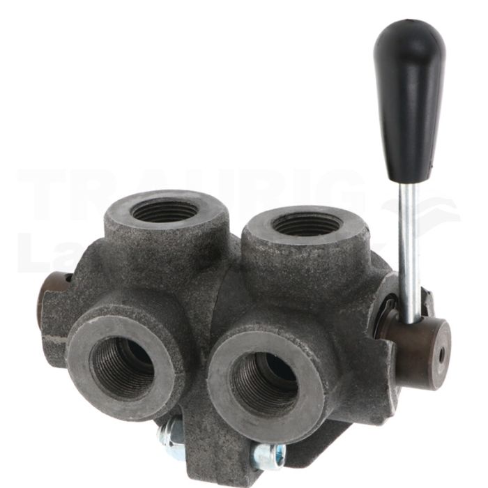 6-Wegehahn T-bohrung  3/4" BSP
