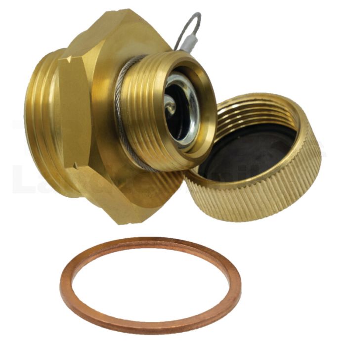 Öl-Service Ventil G 3/4" mit Seil