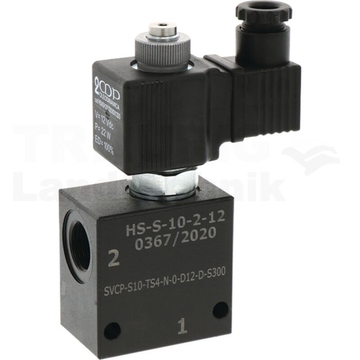 2/2- Wegeventil ZWV-E-NO-1-08-S-12V