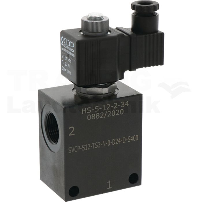 2/2- Wegeventil ZWV-E-NC-1-12-S-24V