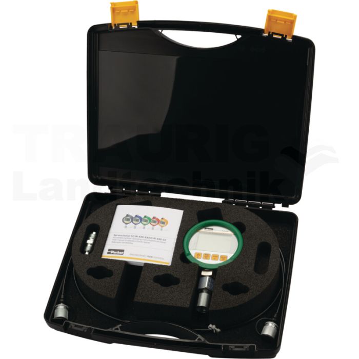 Koffer mit dig. Manometer 0-100 Bar Adap Koffer mit dig. Manometer 0-100 Bar Adap