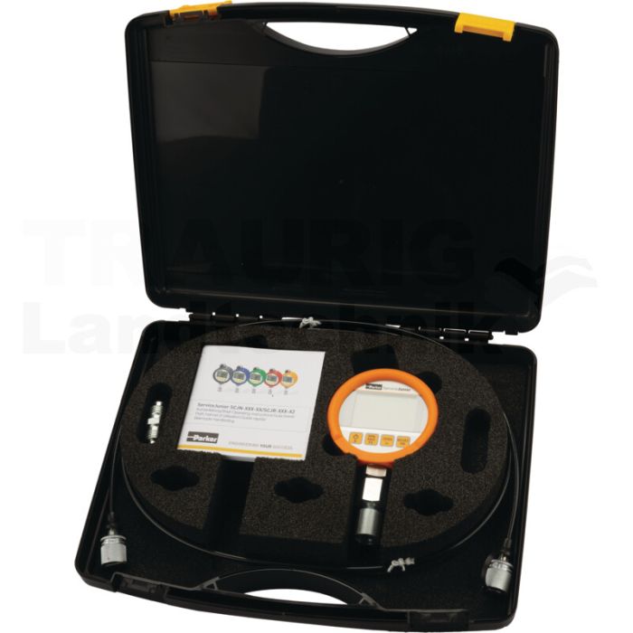 Koffer mit dig. Manometer 0-400 Bar Adap Koffer mit dig. Manometer 0-400 Bar Adap
