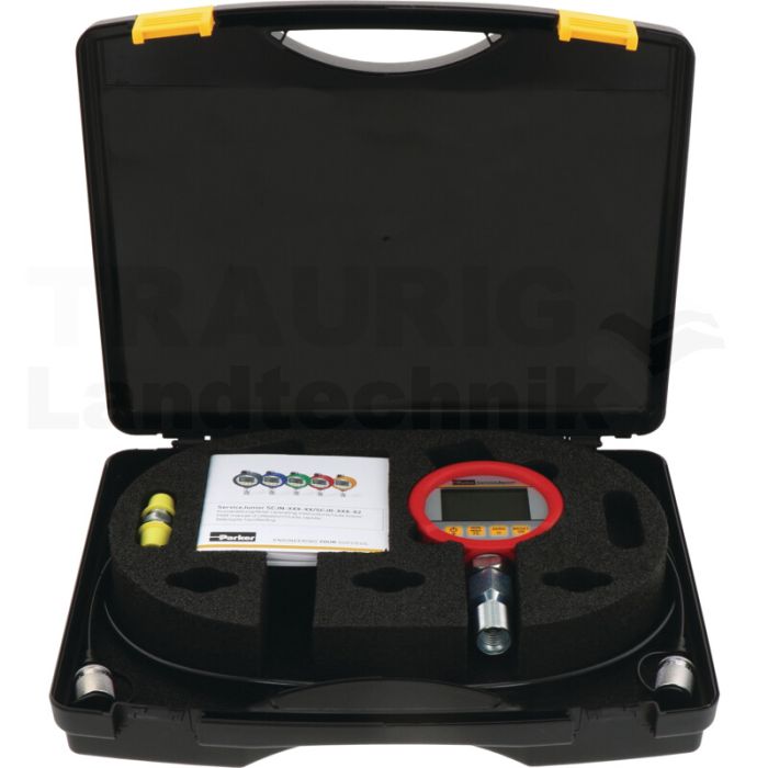 Koffer mit dig. Manometer 0-600 Bar Adap Koffer mit dig. Manometer 0-600 Bar Adap