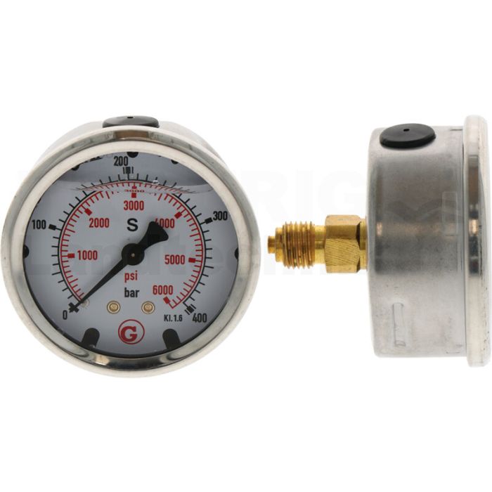Manometer HA. 400 bar Ø63mm - 1/4"