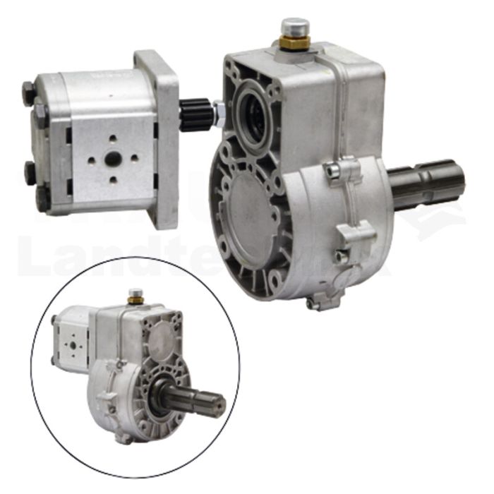 Vorsatzgetriebe mit Pumpe 1:3,8 Vorsatzgetriebe mit Pumpe 1:3,8
