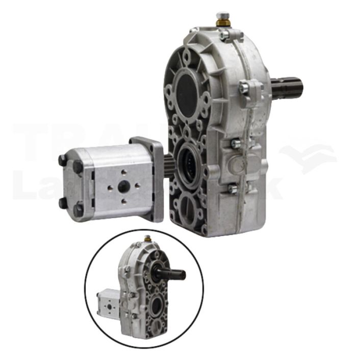 Vorsatzgetriebe mit Pumpe 1:3,8 Vorsatzgetriebe mit Pumpe 1:3,8