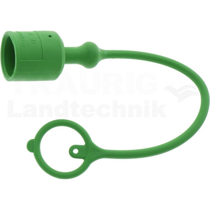 TF12 Staubkappe Stecker PVC DN12 Grün