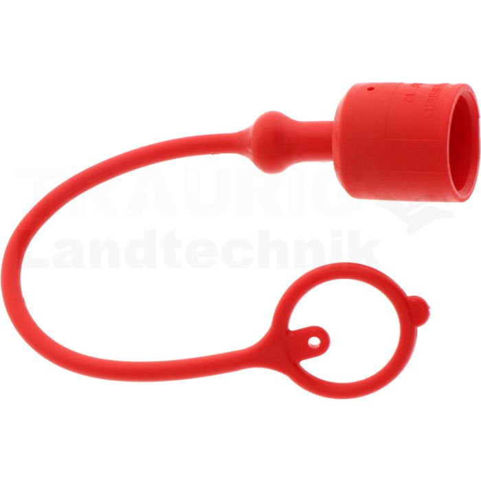 TF12 Staubkappe Stecker PVC DN12 Rot