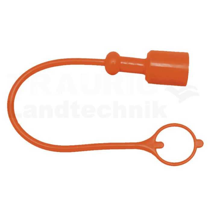 TF12 Staubkappe Stecker PVC DN12 Orange