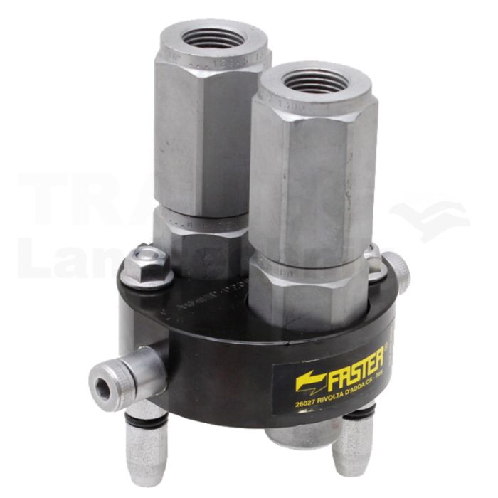 P208G Stecker IG 2x 1/2" BSP Zn-Ni