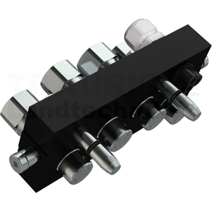 PS08 Stecker AG 4xM22x1,5 (15L) 1xElektr