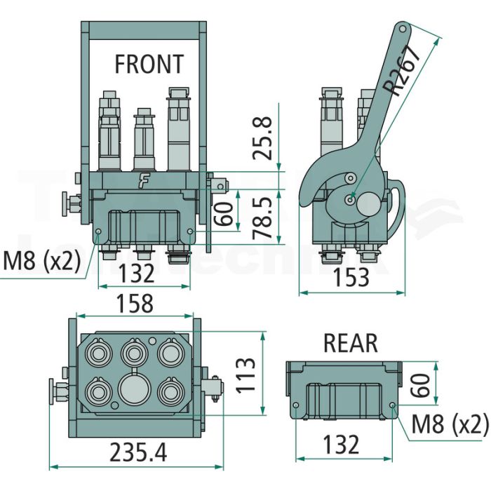 PLK Stecker AG 2x 11/16"ORFS