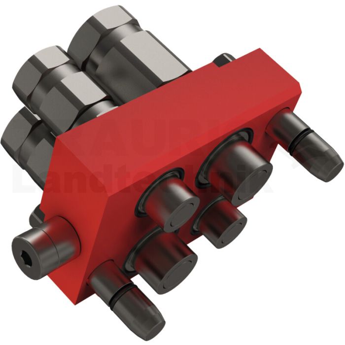 PH510 Stecker IG 2x 1/2"- 2x 3/4" BSP