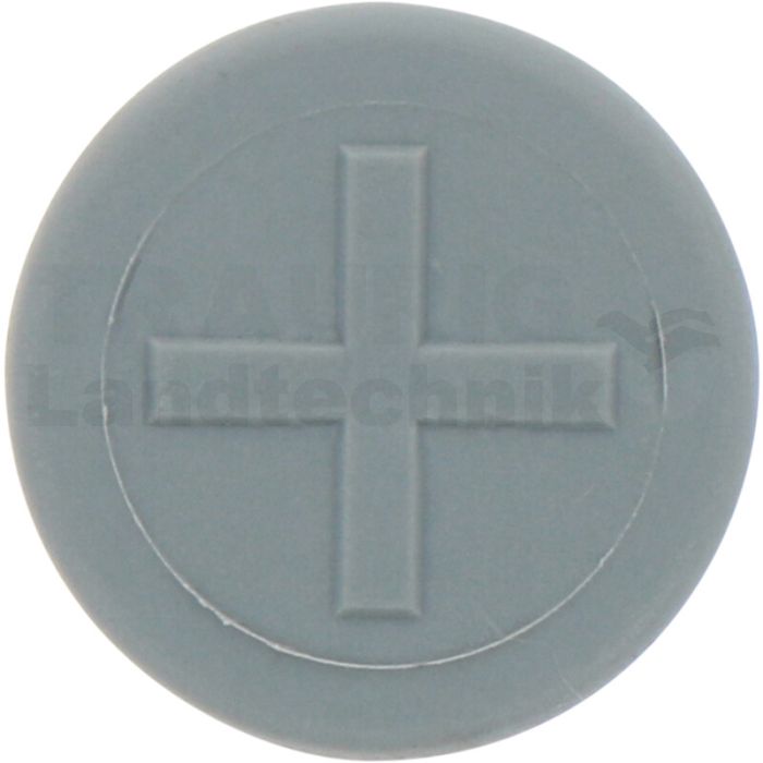 FastGrif Clip grau mit Symbol + (plus)