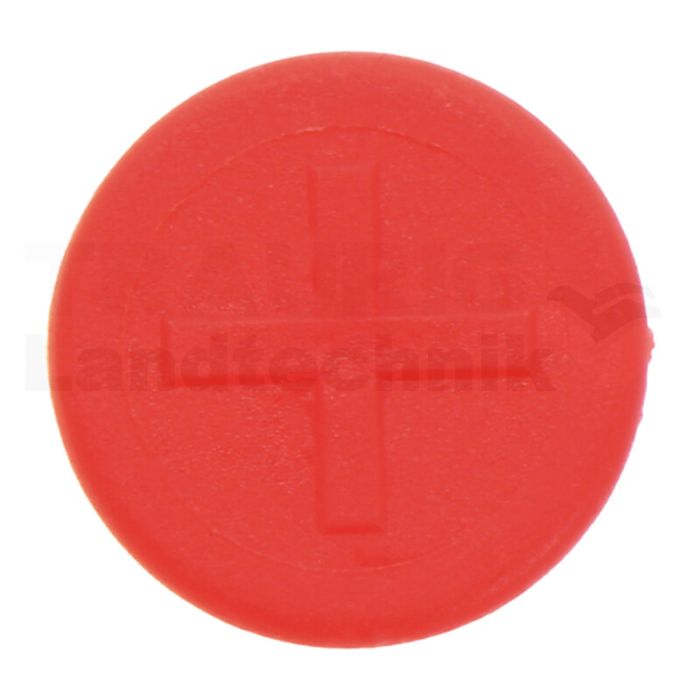 FastGrif Clip rot mit Symbol + (plus)