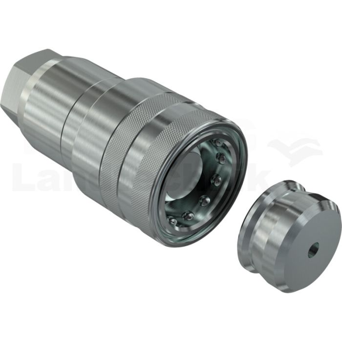 VFB Muffe  IG 1/2" BSP mit Hydr. Sperre