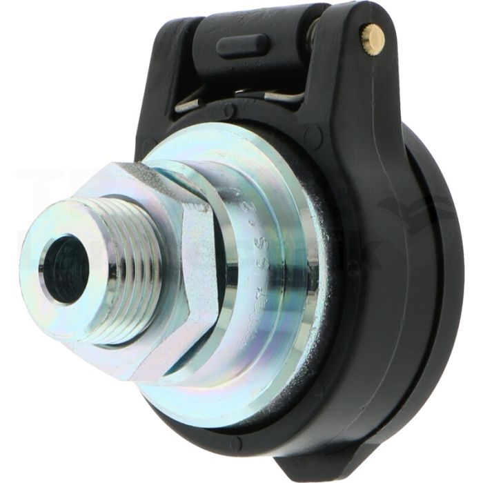 Halter für Stecker DN12 Schwarz
