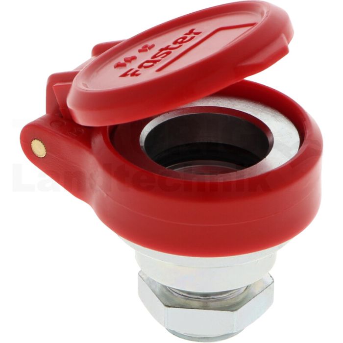 Halter für Stecker DN12 Rot Halter für Stecker DN12 Rot