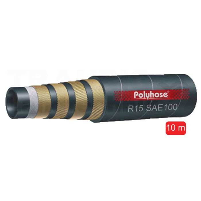 L=10 mtr R15-DN 25 - 1" EN856 Hard-X L=10 mtr R15-DN 25 - 1" EN856 Hard-X