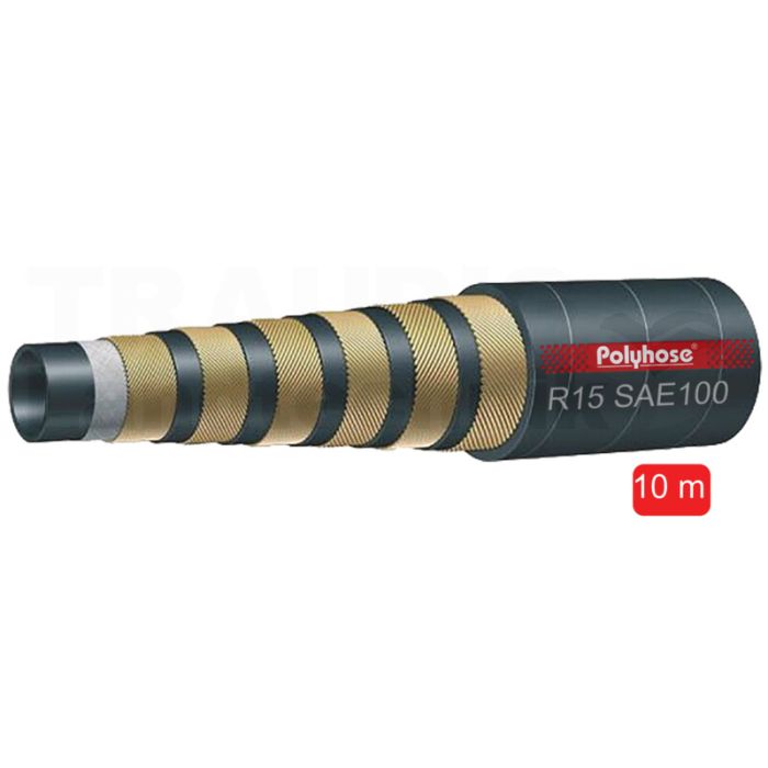 L=10 mtr R15-DN 38 - 1.1/2" EN856 Hard-X
