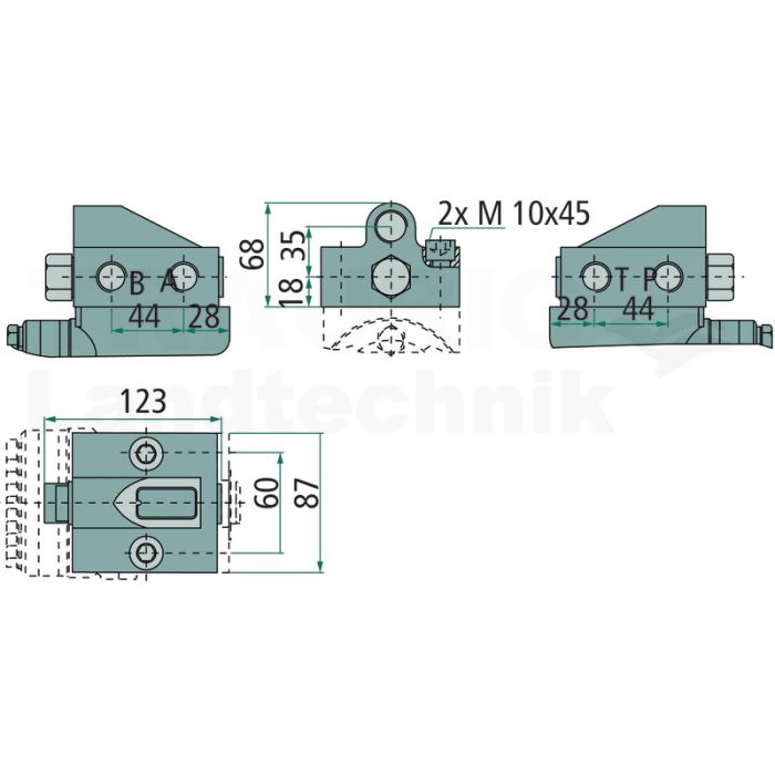 Prioritätsventil 40 l/m 7,0 bar Flanschm Prioritätsventil 40 l/m 7,0 bar Flanschm