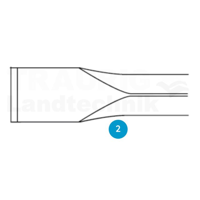 Narrow chisel Hex 32 x 160 mm Narrow chisel Hex 32 x 160 mm