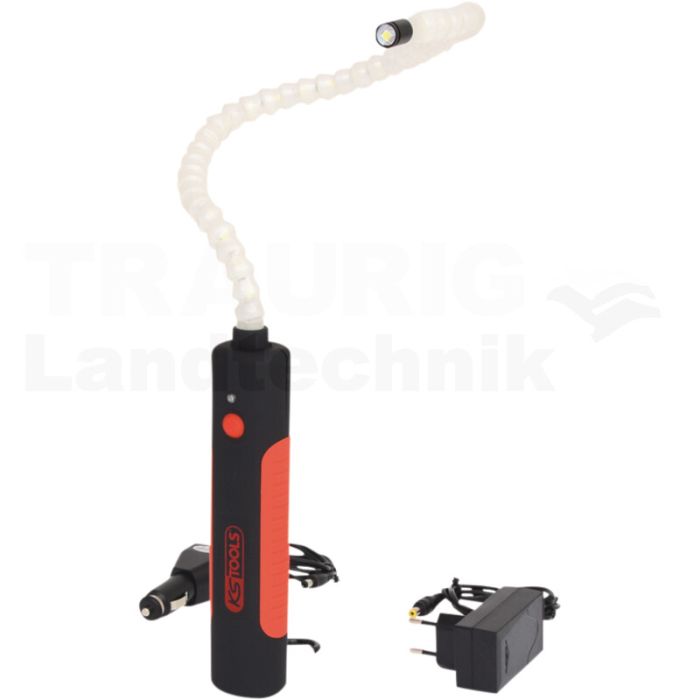 Flexible Inspektionslampe, 6 Watt LED + 1 LED Kopf Flexible Inspektionslampe, 6 Watt LED + 1 LED Kopf