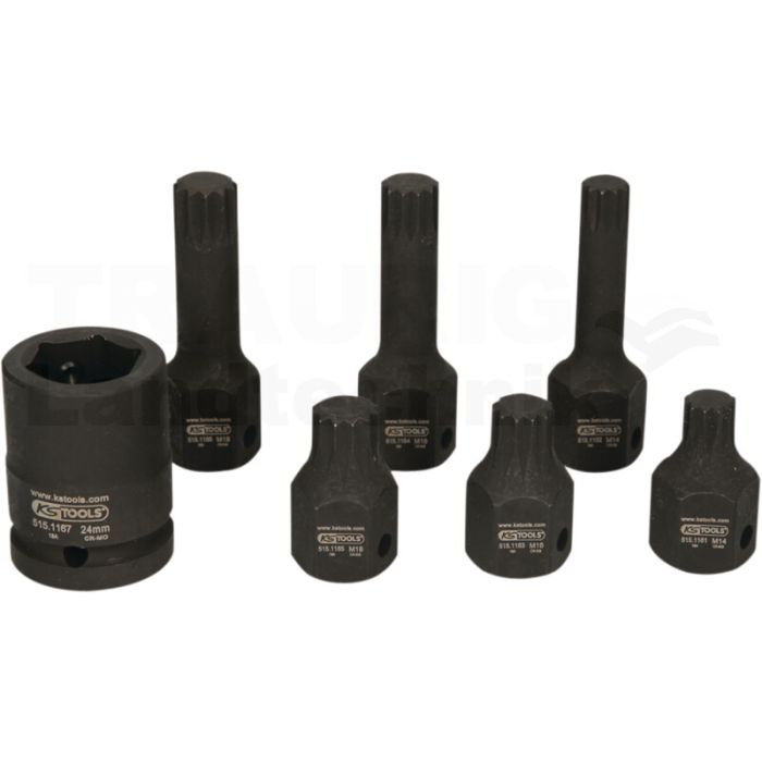1/2" Spez.-Kraft Bit Stecknuss Satz XZN