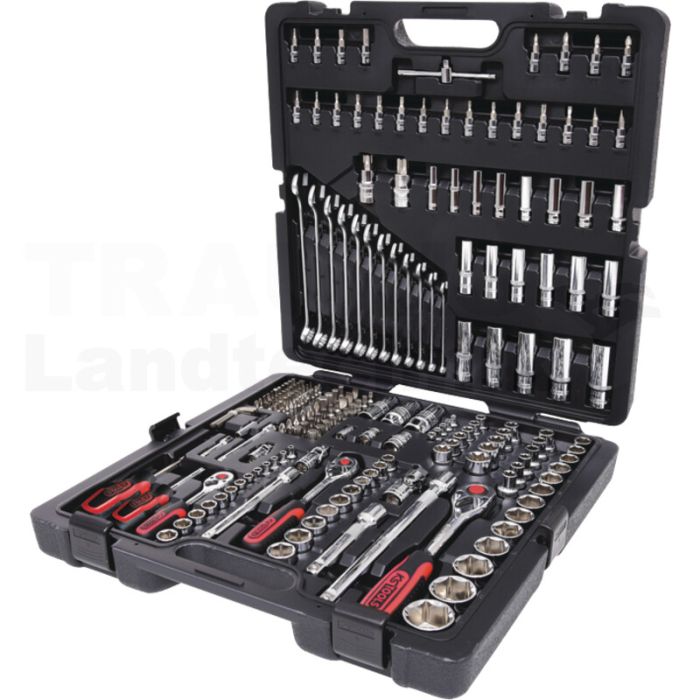 1/4" + 3/8" + 1/2" CHROMEplus Steckschlüssel-Satz,