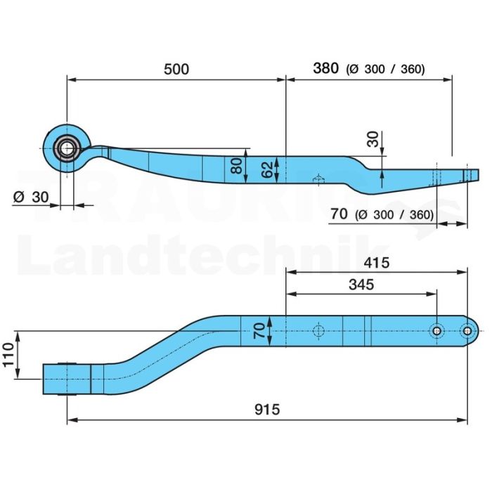 Blattfeder 7AL-500/3803D110K_30SGS1 x 62
