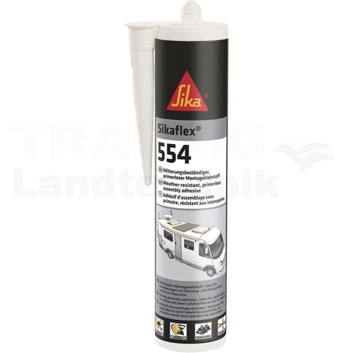 Kartusche, Sikaflex 554, weiß Kartusche, Sikaflex 554, weiß