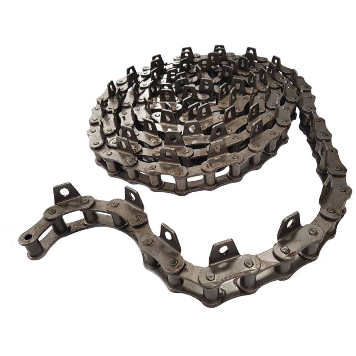 ROLLENKETTE S-42 34,93 MM WINKELLASCHE AN JEDEM AUßENGLIED ROLLENKETTE S-42 34,93 MM WINKELLASCHE AN JEDEM AUßENGLIED