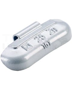 VPE100 Schlaggewicht PKW Typ161 25g Zink