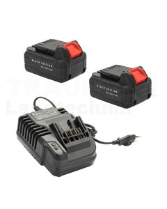 2x Akku 18V 4Ah + Ladegerät