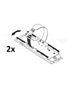 Doppelflaschen- Halter nebeneinander dre