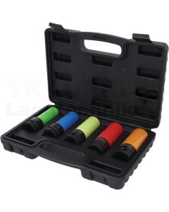 Alu-Felgen Kraft-Stecknuss-Satz 1/2''