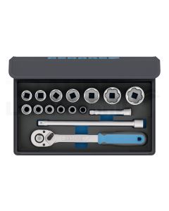 Steckschlüssel-Satz 1/2" 16-tlg