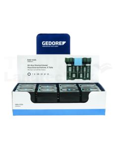 Display mit 16x Bit-Box Steckschlüssel