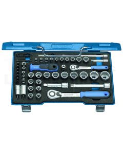 Steckschlüssel-Satz 3/8" + 1/4", 50-tlg