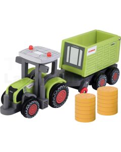 CLAAS Holz Axion 870 + CARGOS9500