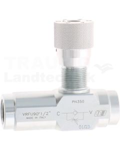 Drosselrückschlagventil R1/2" ALU