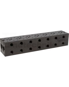 Fußplatte 7-fach NG06 Stahl