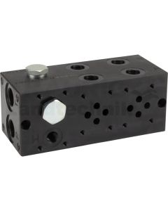 fuss/patroneplatte 2-fach NG06 Stahl