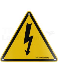 Warnschild-Hybrid-Blitz