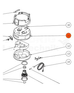 Motorabdeckung PROF. '033 Motoren Grau