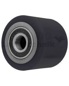Gabelrolle schwarz 80x70 mm